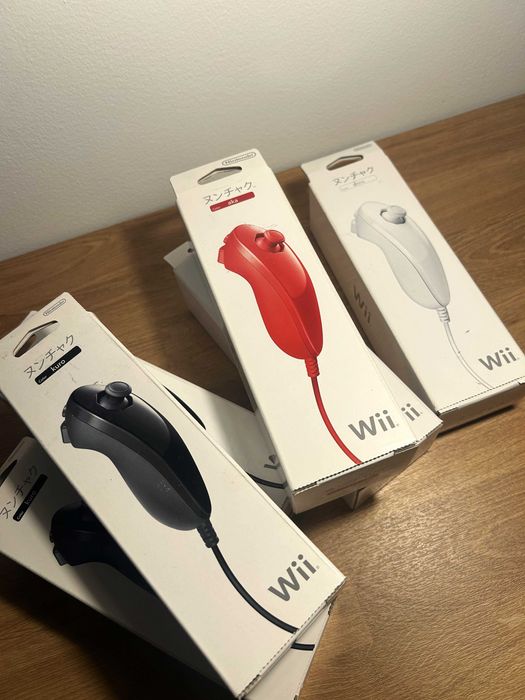 Nunchuk Wii original Nintendo — sigilat, import Japonia
