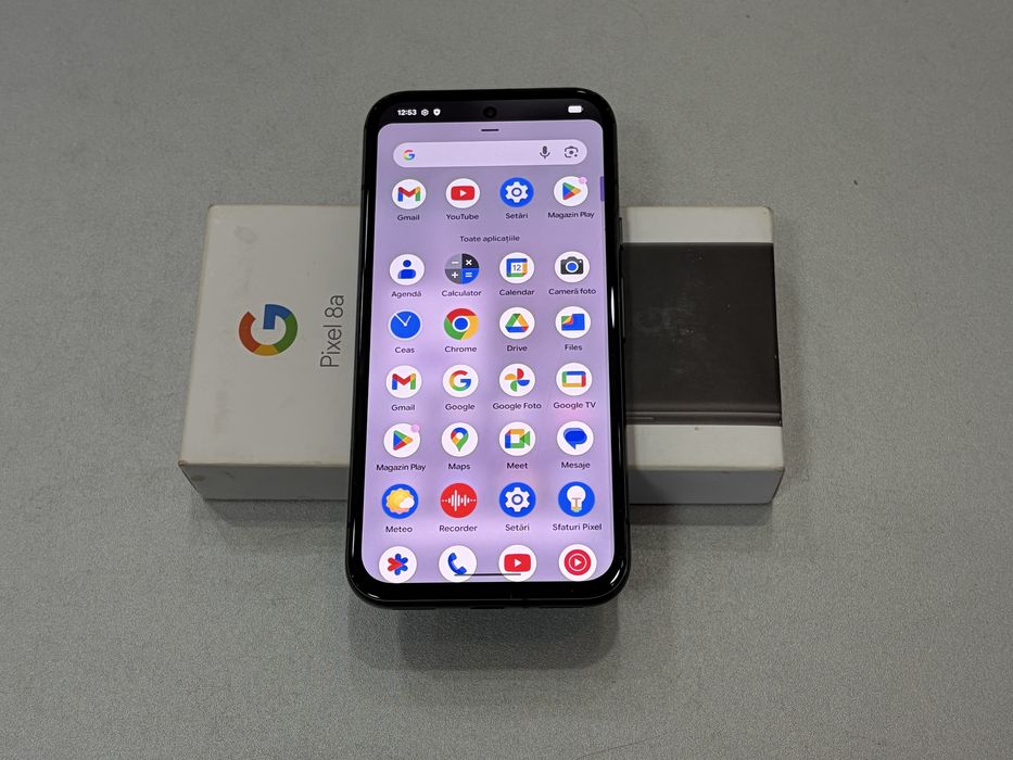 Google Pixel 8A, 128 gb, 8 gb ram, 5G, Obsidian