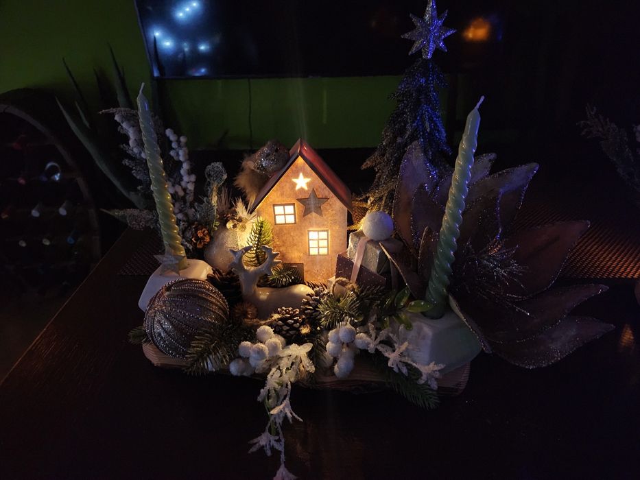 Aranjament de crăciun handmade