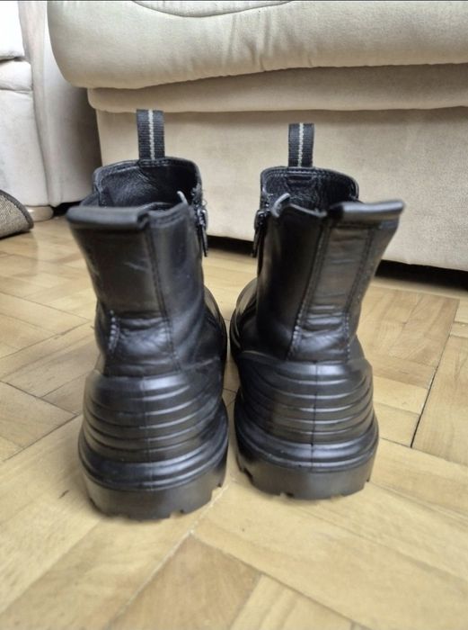 Ghete iarna, ECCO Tredtray K, Piele naturală - Lână - 37 [24 cm)