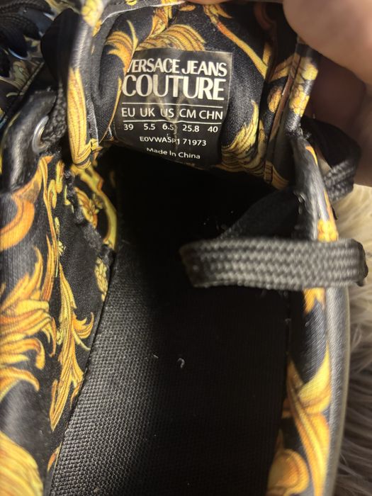 Versace Jeans Couture – sneakers negru & auriu