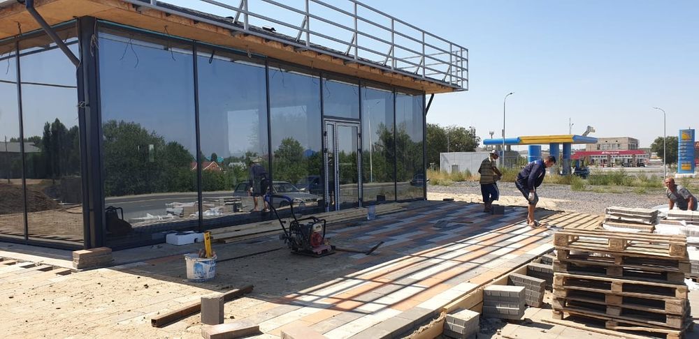 Витражи алюминиевые