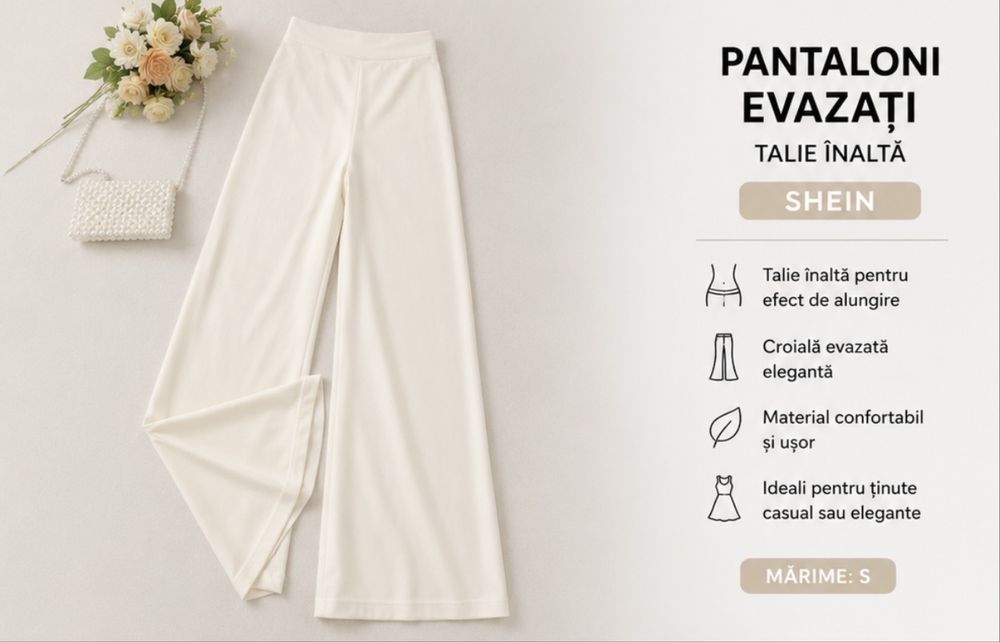Pantaloni evazati