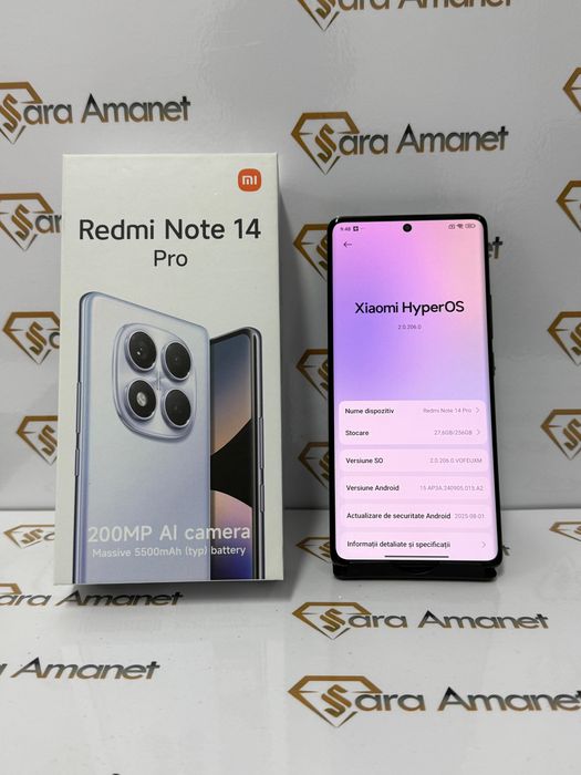 Xiaomi Redmi Note 14 Pro 256Gb Sara Amanet
