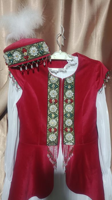 Қазақша көйлек,қамзол,тақия .42-48 р.