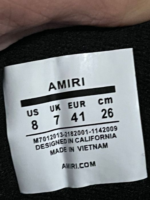 Amiri MA-1 alb negru