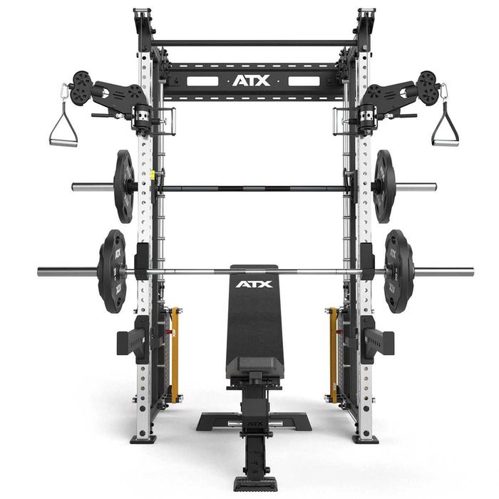 Кросоувър Станция 2 х 90 кг / Смит Машина / Фитнес Станция за Стена