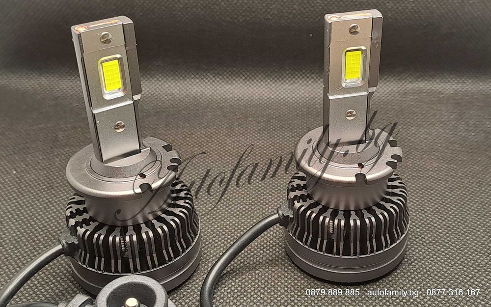 D2S LED Крушки D2S/D2R +380% Canbus Директен Заместител Д2С Д2Р 70W