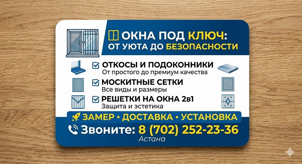 Подоконники откосы установка