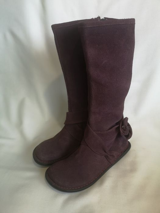 Kickers, ботуши естествен велур, номер 36