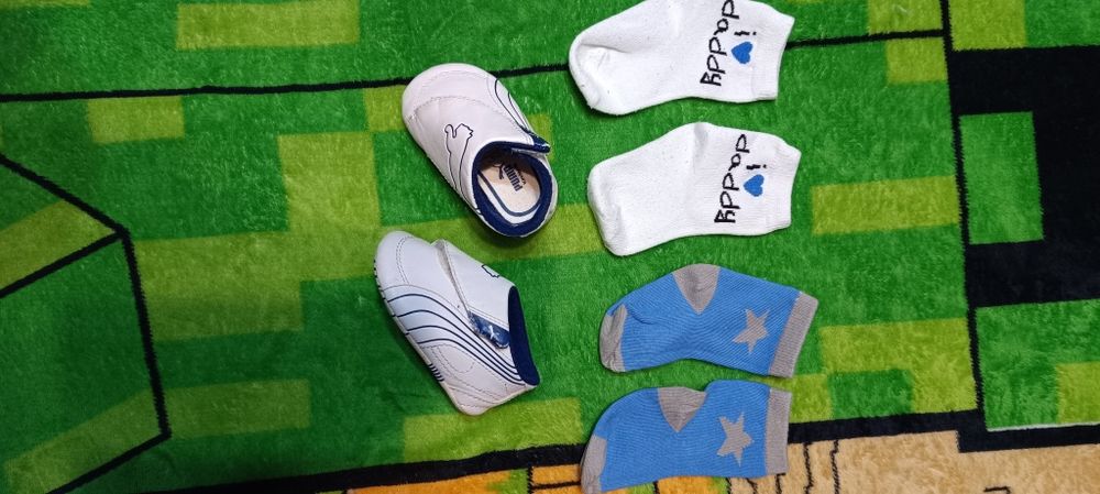 Лот с детски дрехи + буйки на Puma