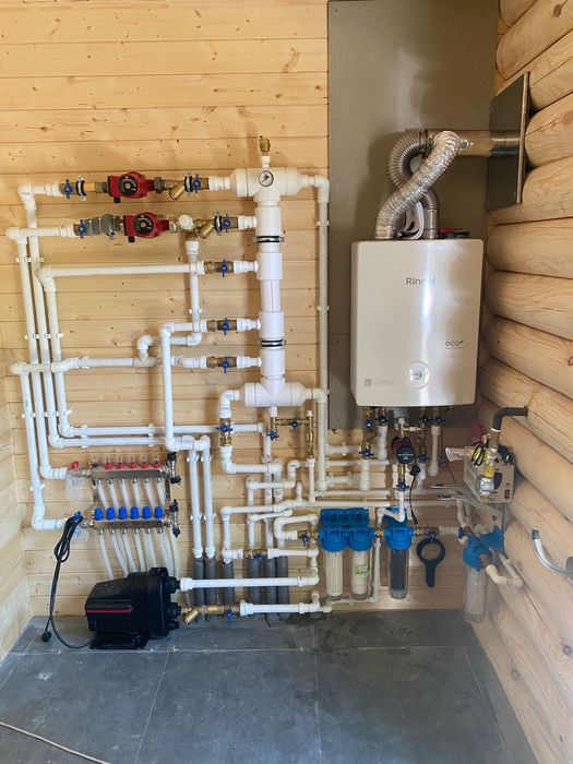 Газовый котел установка