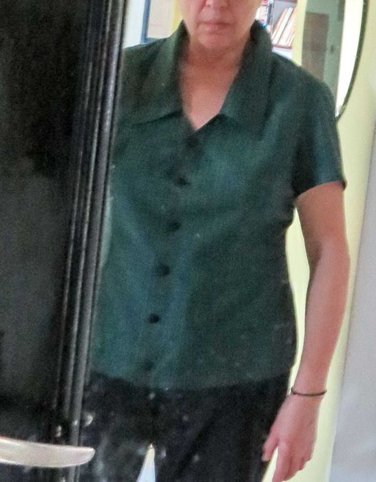 Блуза/сако, дамска, лятна, с къс ръкав