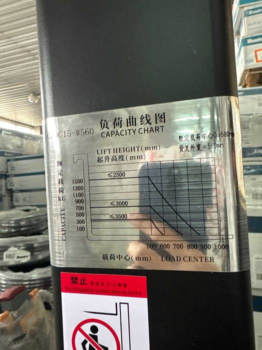 Elektr shtabeler 1,5 tonna 3,5 metr