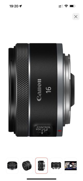 Объектив Canon RF 16mm