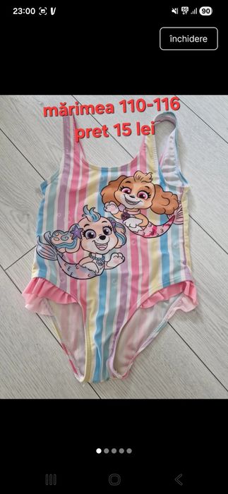 Costume de  baie diferite mărimi