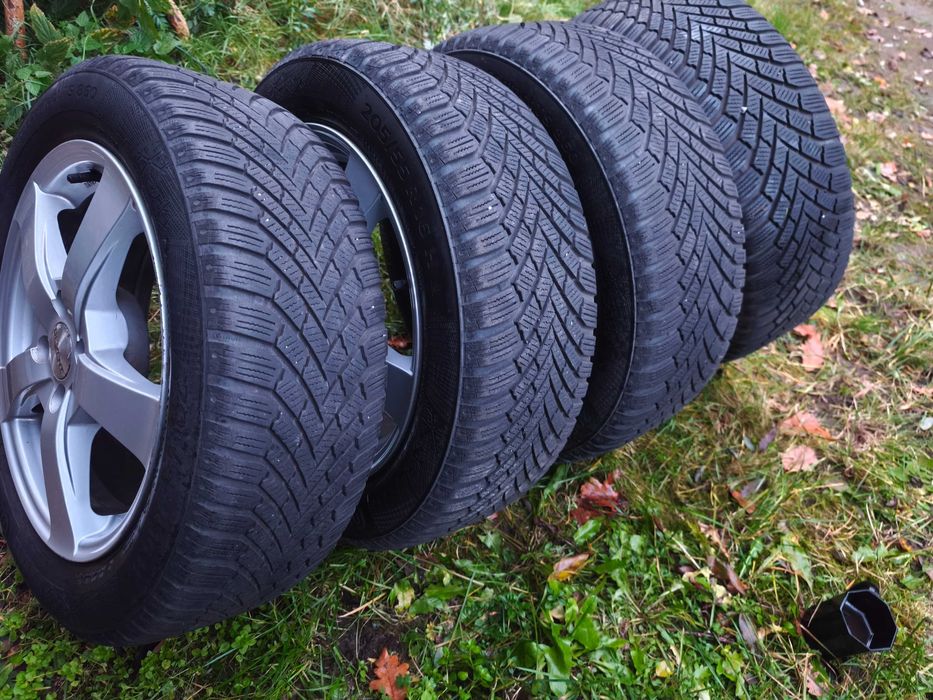 Roti aliaj Dezent / Dacia 4 x 10 / anvelope Continental 205/55/R16 M+S