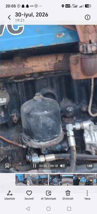 MTZ 82 MTZ80 TRAKTOR SOTILAD Traktor sotiladi Tiraktor radnoy xolatda