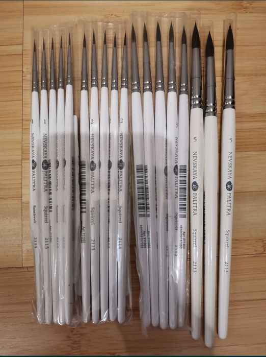 Pensule Nevskaya Palitra păr de veveriță