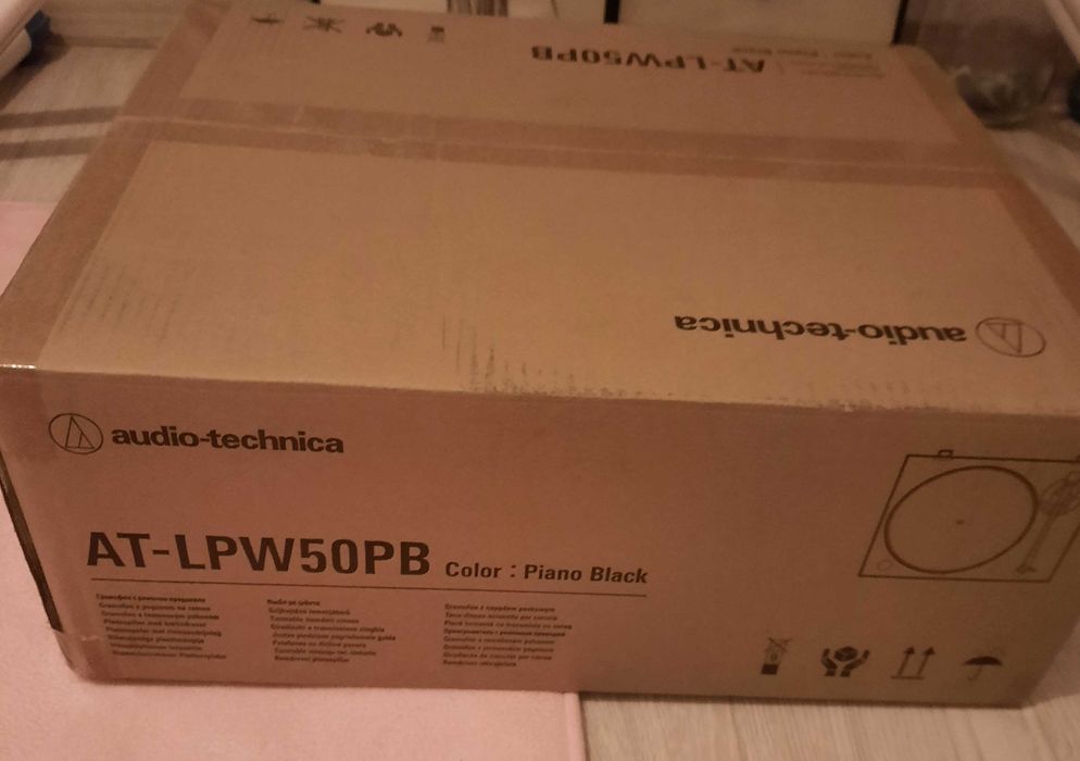 PICK-UP manual cu actionare pe curea AUDIO TEHNICA NOU NEDESIGILAT