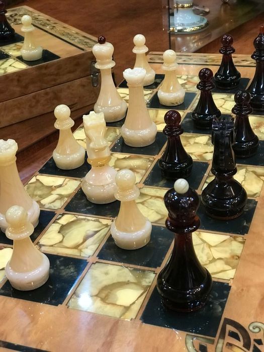 Шахматы янарные " Арабески Тина"