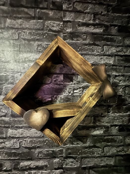 suport din lemn pentru lumnari