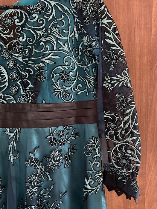 Rochie de ocazie, de nunta, marimea 44, culoare albastru