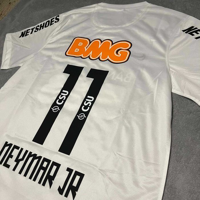 Nike Santos FC Neymar Jr #11 Jersey – White – Size L Sfantu