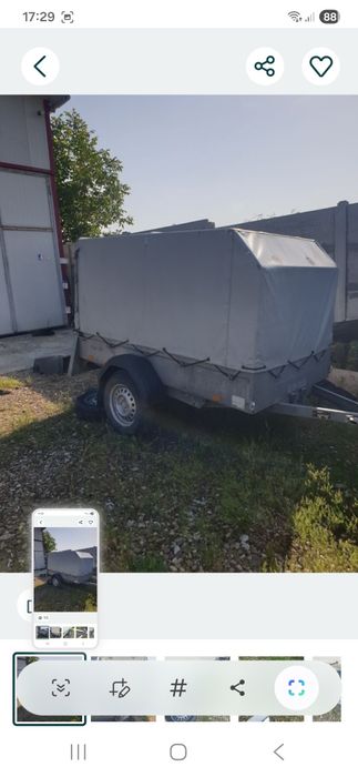 Inchiriez remorca 750 kg