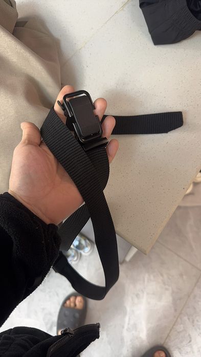 Ремень брендовый чёрный, хаки