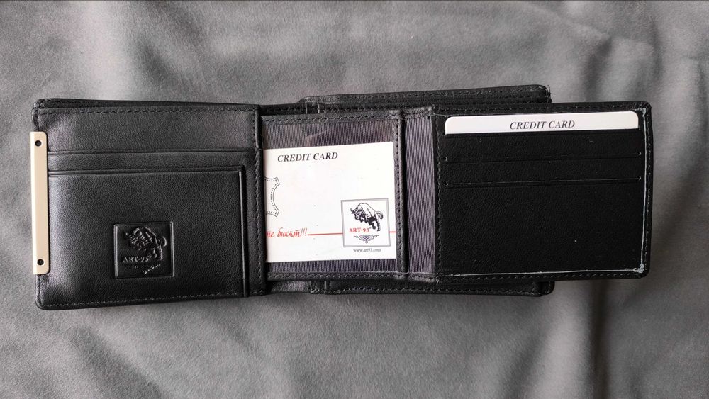 Мъжки портфейл, естествена кожа Art 93