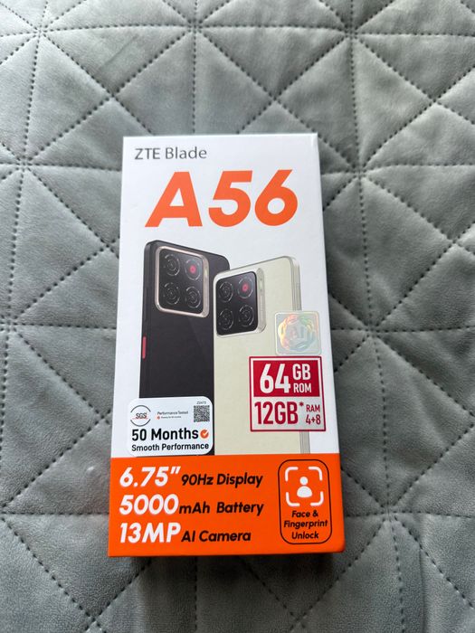 Смартфон телефон ZTE Blade A56 64GB памет / 12GB RAM