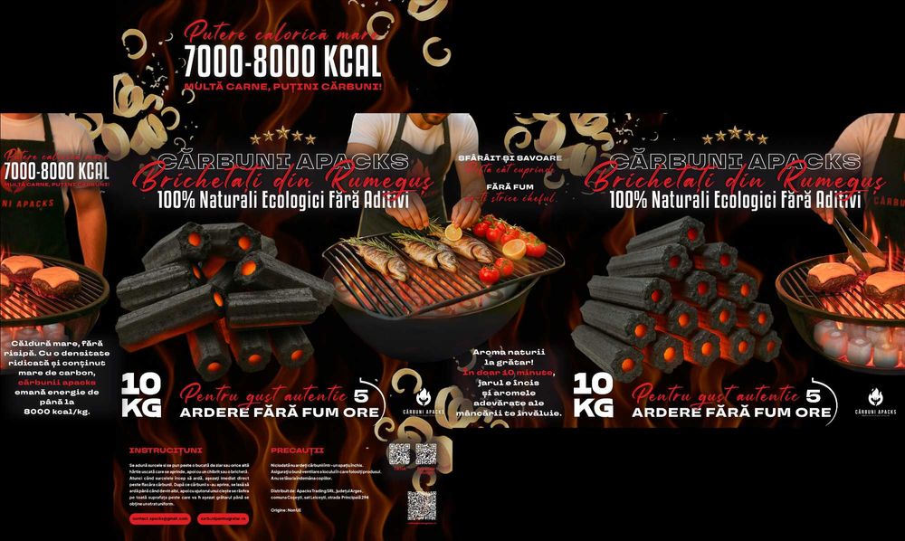 1 Perie, 1 Lana, carbuni ROSII 10kg