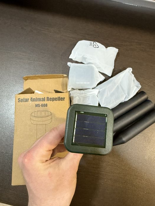 Соларен ултразвуков уред против животни – 4 броя Solar Animal Repeller