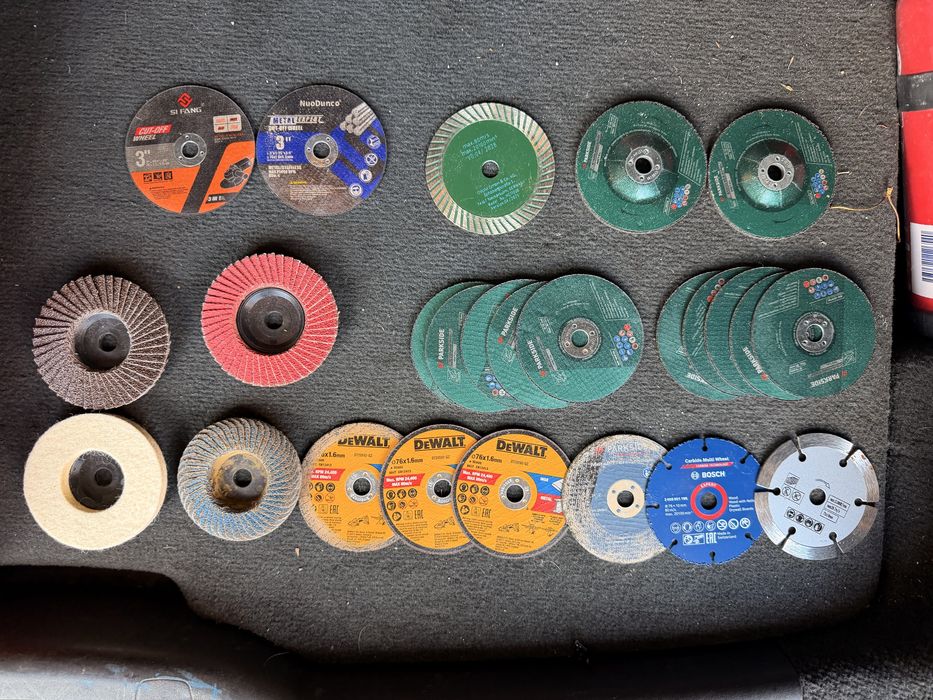 Miniflex polidisc circular parkside performance 12v baterie 2.5ah si 5 ah