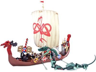 Lego 7018 Викингски кораб срещу Мидгардската змия  lego Viking Ship