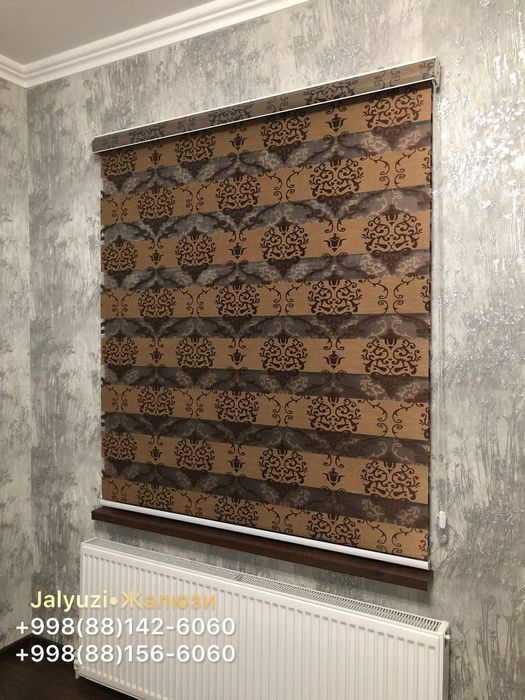 Жалюзи Jalyuzi plisse rollo shtori