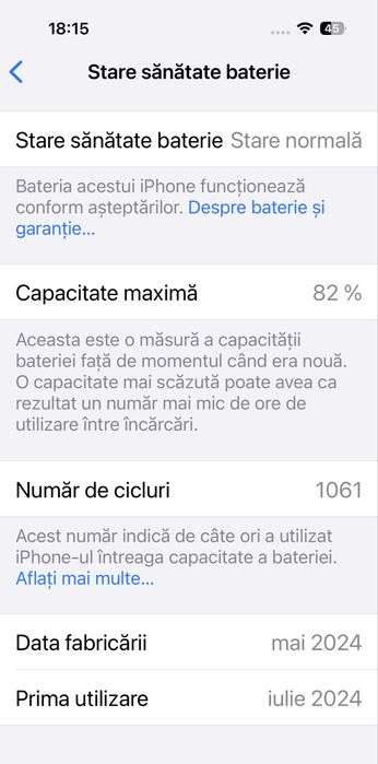 I Phone 15 Pro 128 GB Black Titanium 5G