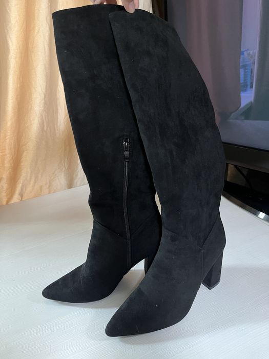 Замшевые сапоги , 37 размер