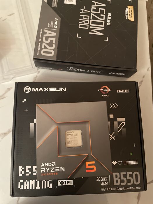 Ryzen 5 7500f +b550m gaming wifi
