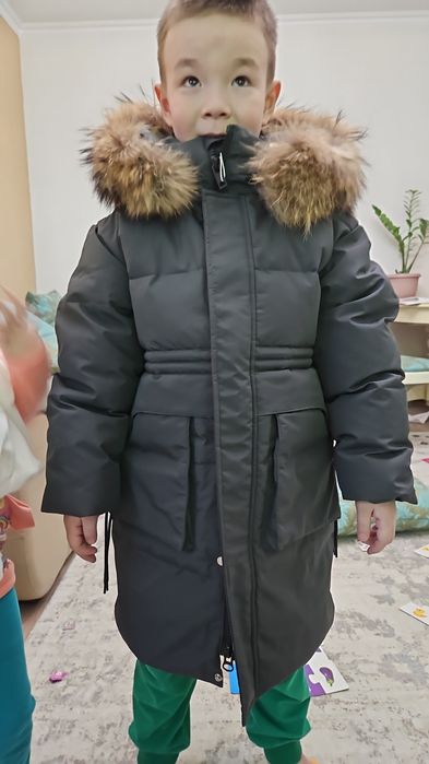 Куртка пуховик для мальчика 130 размер
