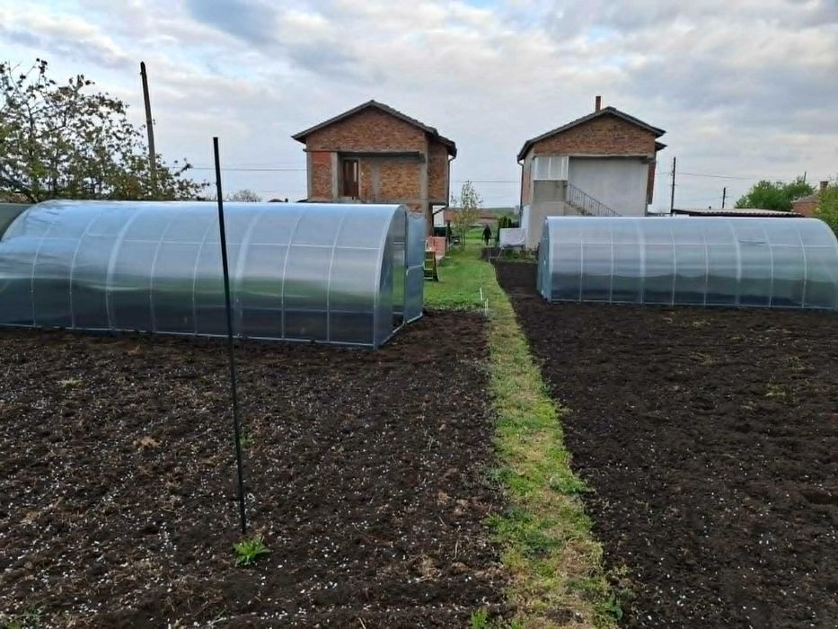 Професионална оранжерия – UV поликарбонат, 40x20 профил, безплатна доставка