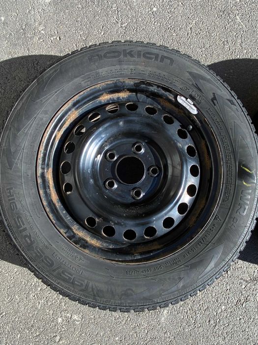 set jante otel si anvelope de iarna