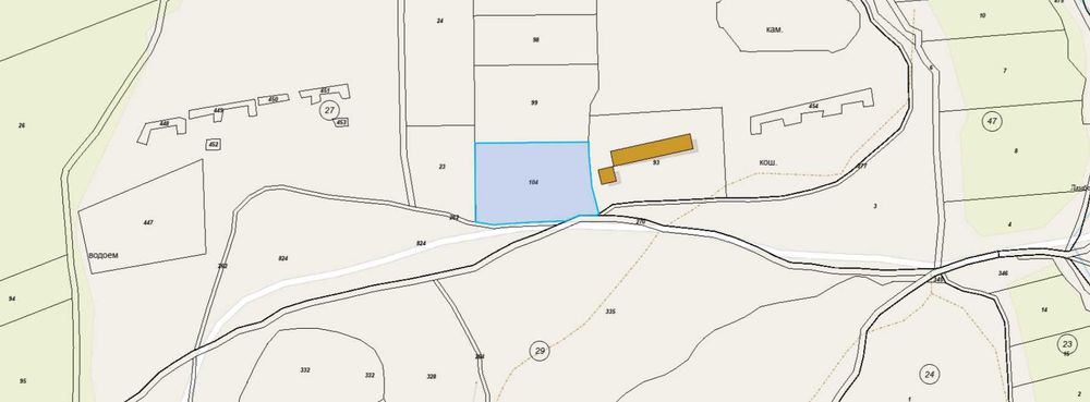 6.1 дка до ФЕРМА, 500 м. до регулация, ПЪТ/за ФЕЦ, Пчелин или Градина/