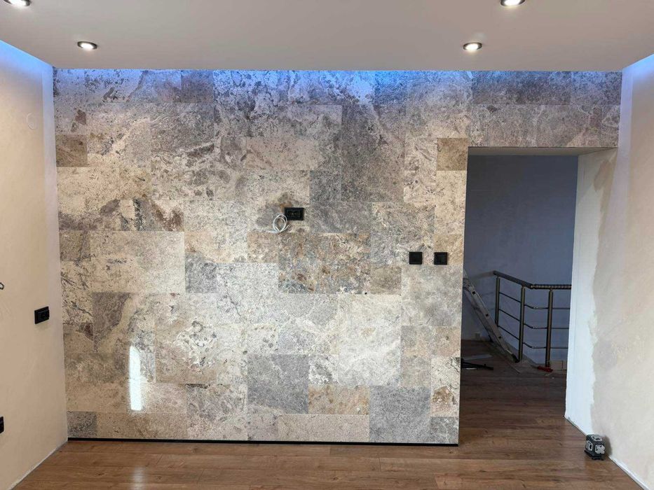 Травертин Силвър Френч Патерн сет - 25 евро кв.м. с ДДС - Промоция