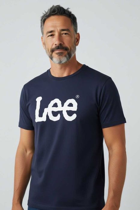 Мъжка тениска, LEE, Navy Blue