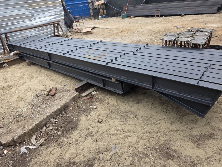 Vand structura metalica 12x20x4 din profile ipe 180