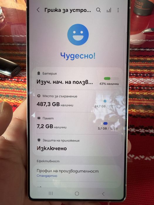 Samsung Galaxy S25 Ultra Titanium Black 512/12GB Гаранция! Като Нов!