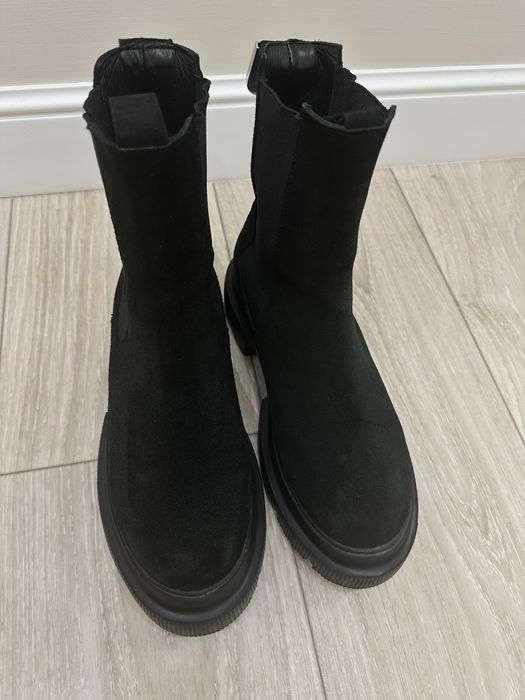 Ботинки замшевые, размер 38