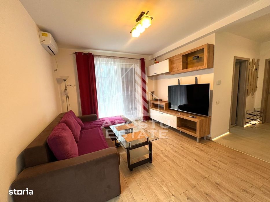 Apartament 2 camere de inchiriat, centrala proprie, Giroc